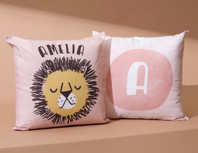 personalized baby pillow