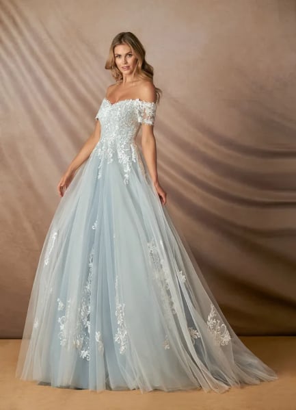 Blue Rowe Wedding Dress