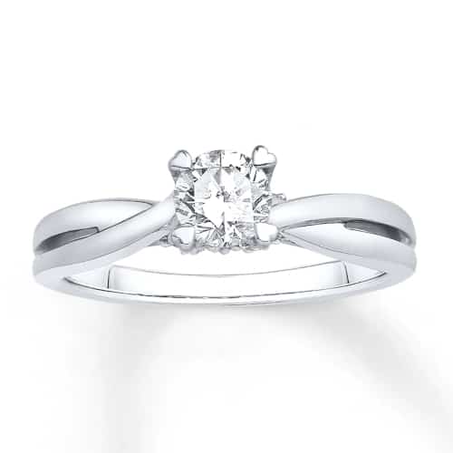 Diamond Engagement Ring 1/2 ct tw