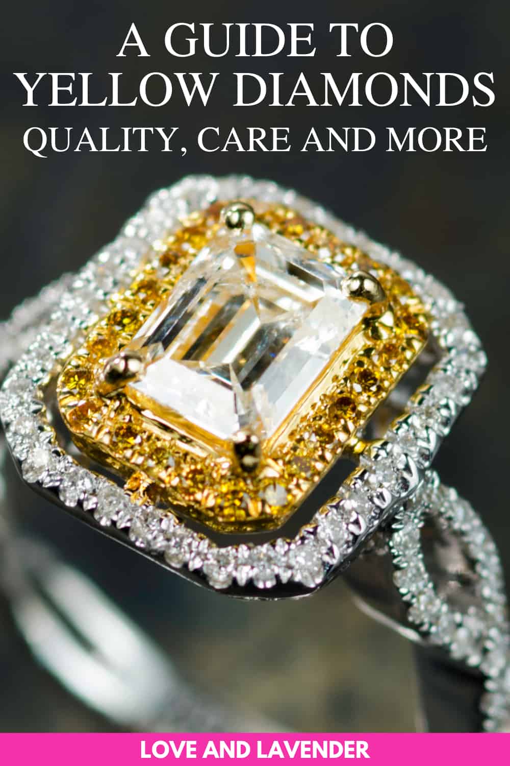 Our Guide to Yellow Diamonds - Pinterest pin