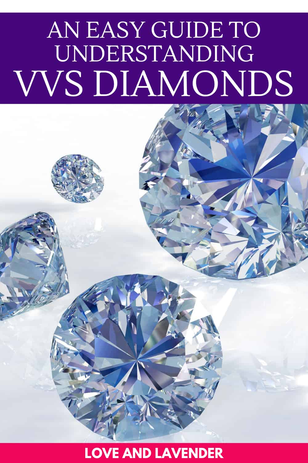 An Easy Guide to Understanding VVS Diamonds - Pinterest pin