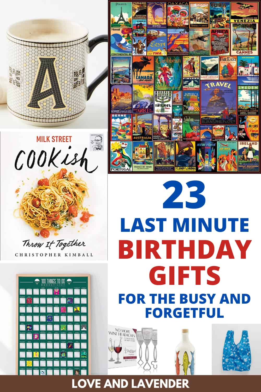23 Last Minute Birthday Gifts - Pinterest pin