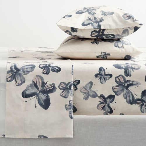 Butterfly Kisses Organic Cotton Percale Sheet Set