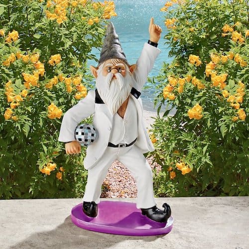 Fun Garden Gnomes Disco Tony