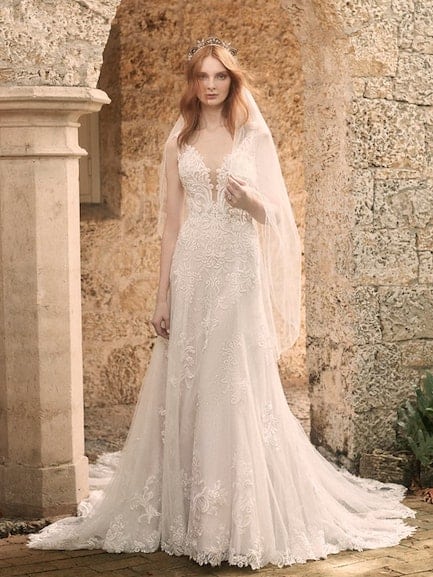 Johanna A-line wedding gown