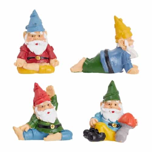 Mini Yoga Gnome Figurines