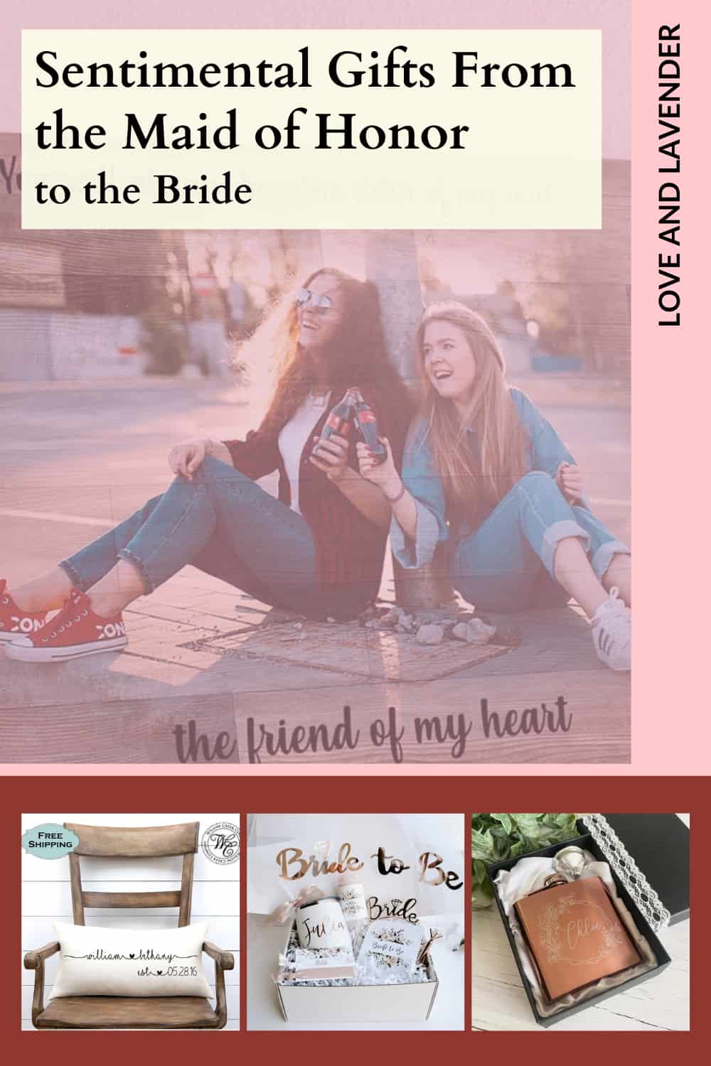 21 Maid of Honor Gift Ideas - Pinterest pin