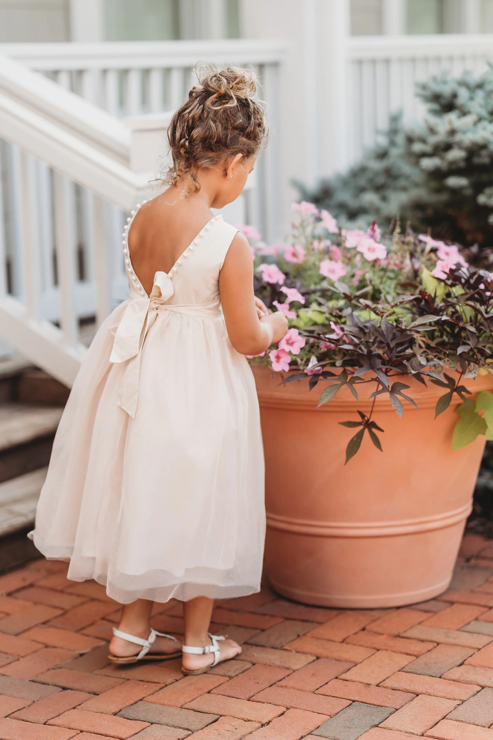 Elegant flower girl dress