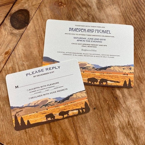 Yellowstone Valley Invitation