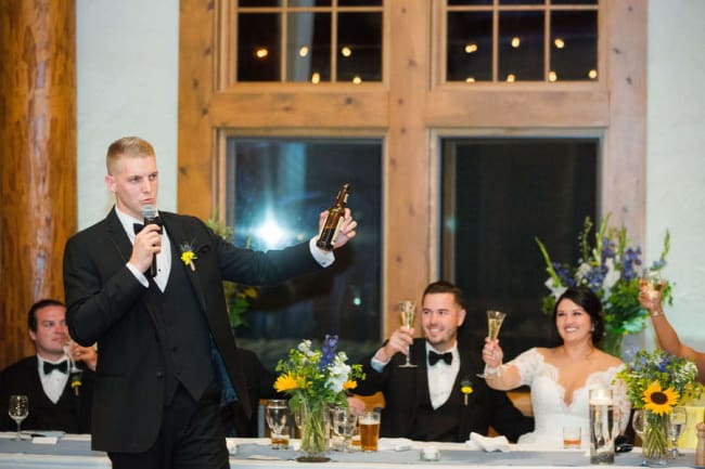 best man giving speech