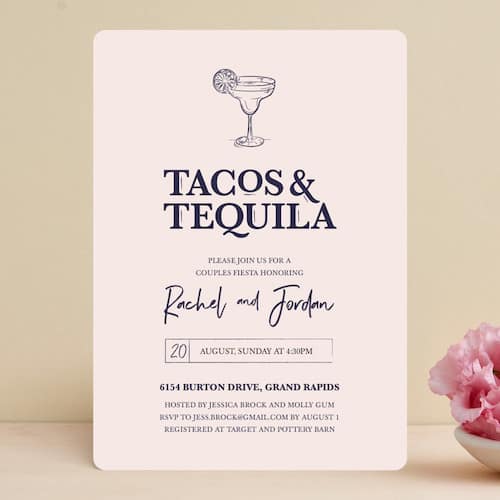 Tacos & Tequila Shower Invitations