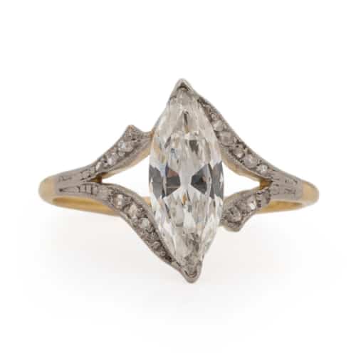 Vintage Art Deco Diamond & Platinum Ring