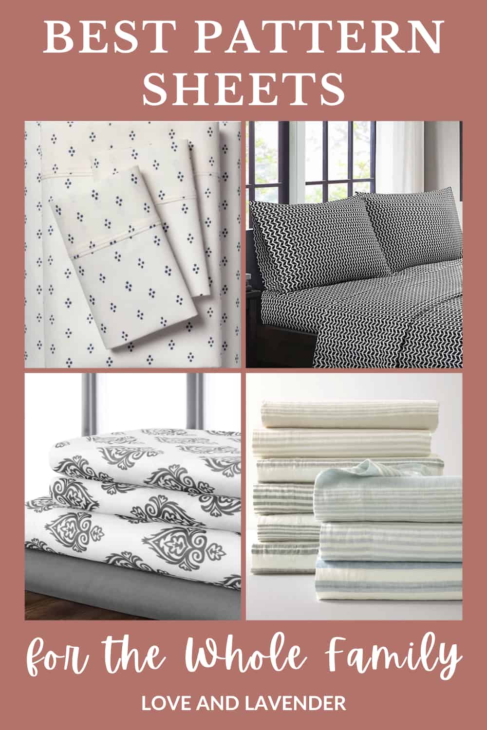 Pinterest pin - 18 Best Printed Sheet Sets