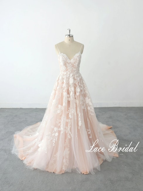 Lace Wedding Dress V Neckline