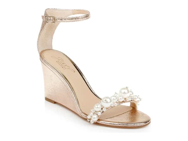 Laurence Ankle Strap Wedge Sandal