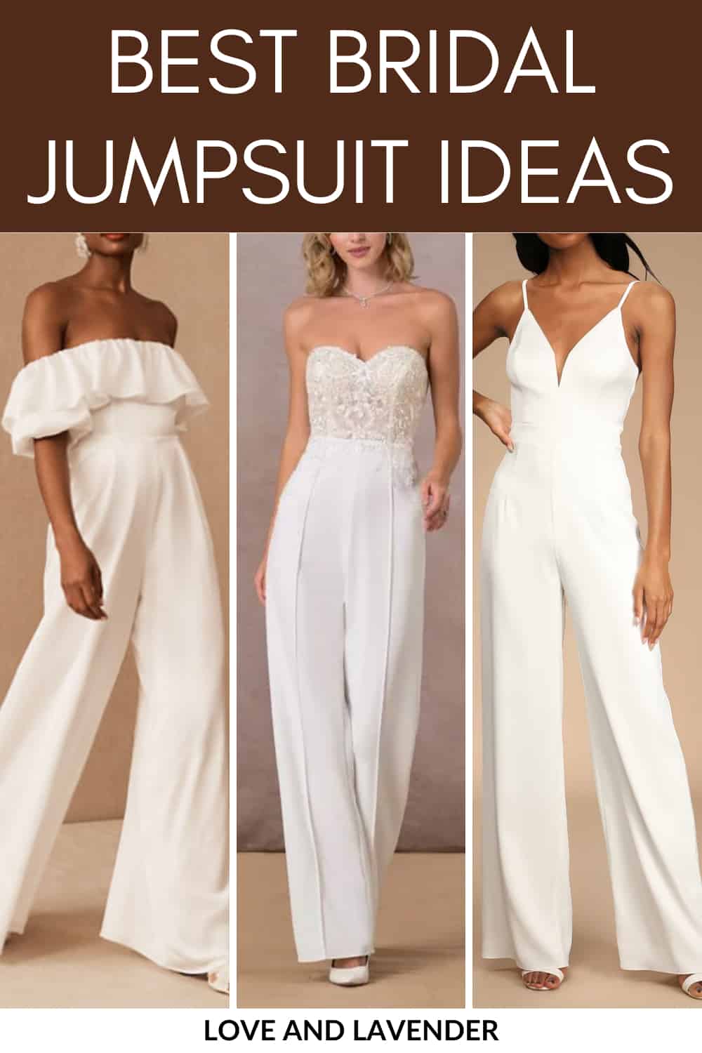 Pinterest pin - Wedding Jumpsuits Are The New White Dress