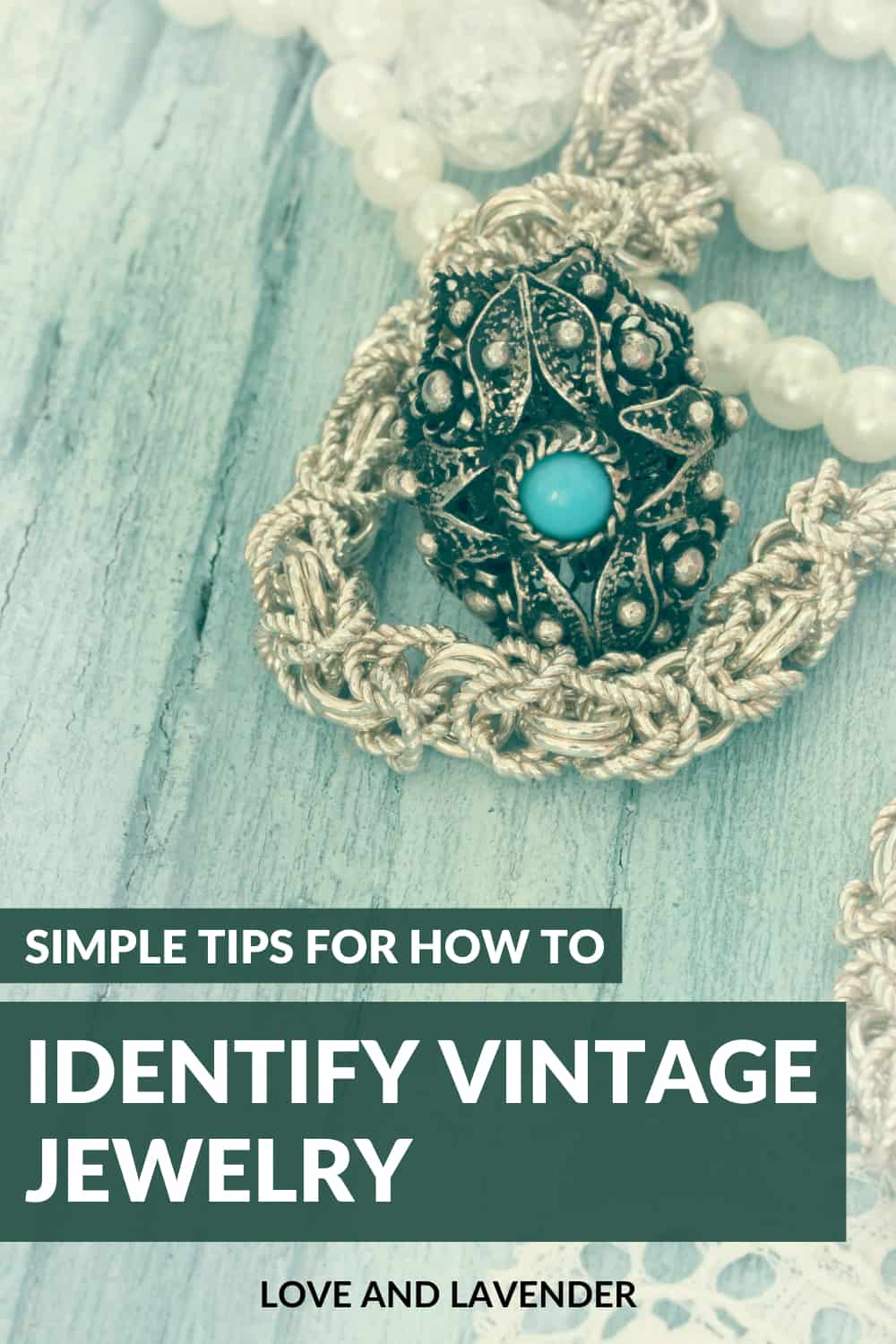 Pinterest pin - Identify Vintage Jewelry