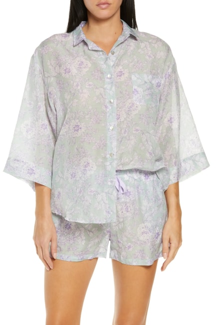 Alexa Cotton & Silk Short Pajamas