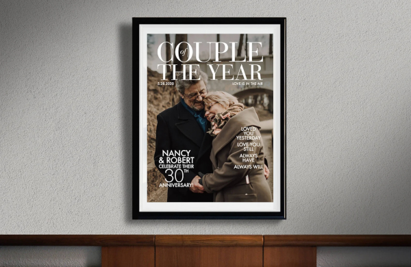 30th Anniversary (Pearl) – Couple of the Year Print