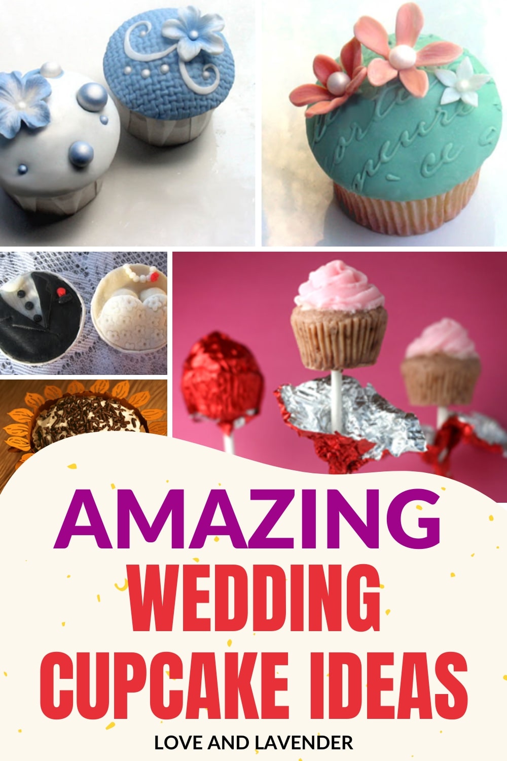 Wedding cupcakes are a delicious and fun alternative to the traditional wedding cake. Visit the blog and check out these amazing ideas for your next event!
