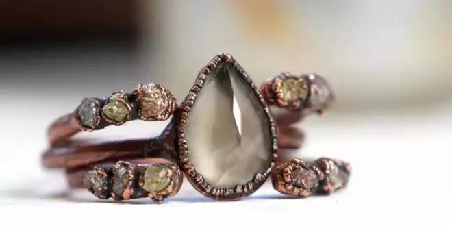 Boho Romance Brown Diamond Ring