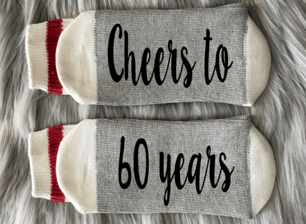 Cheers to 60 Years Socks