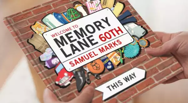 Personalized Memory Lane Birthday Book