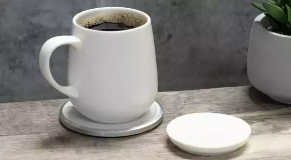 Self-Heating Ceramic Mug & Charger