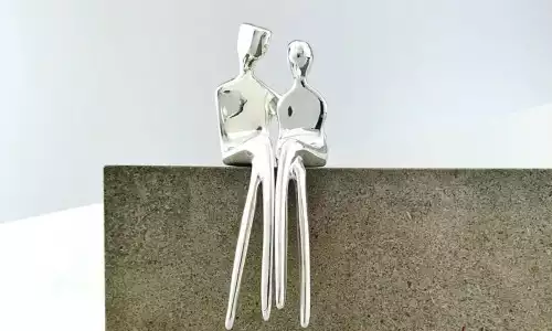 Silver Caress Sculpture