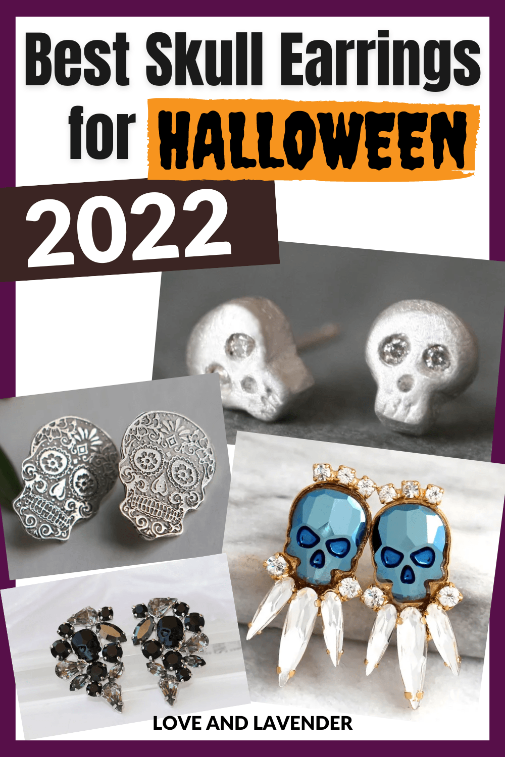 You'll look cool as hell when you pair these badass skull earrings with your outfit. These earrings are the most popular pieces of our collection and come in a variety of colors to match all your outfits