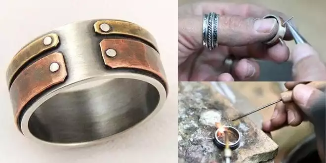 Medieval Silver, Copper & Brass Ring