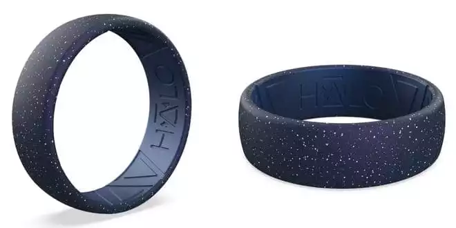 Midnight Kiss Blue Sky Silicone Band