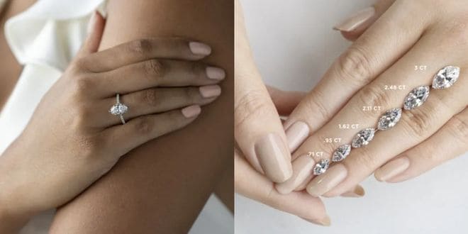 Novara Marquise Cut Engagement Ring