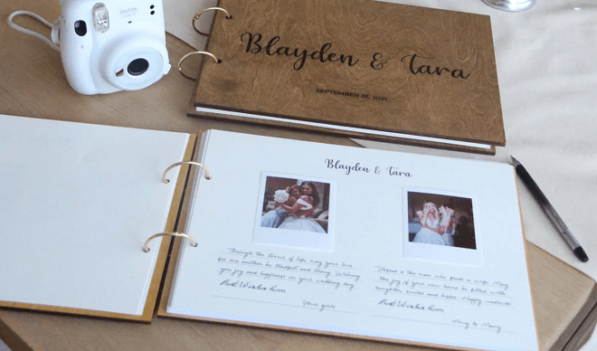 Personalized Instax Guest Book