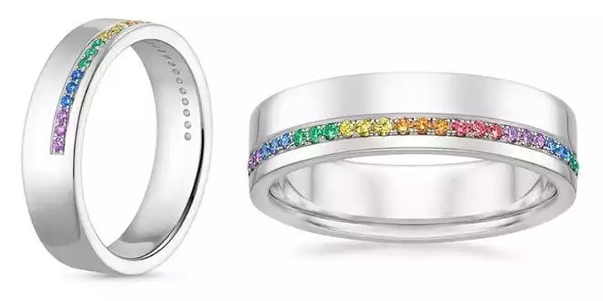 Rainbow Austin Diamond Ring