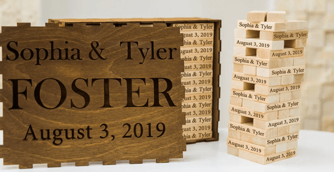 Personalized Blocks Guest Sign-In Set