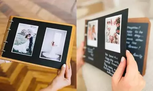 Polaroid Wedding Guest Book Photo Album