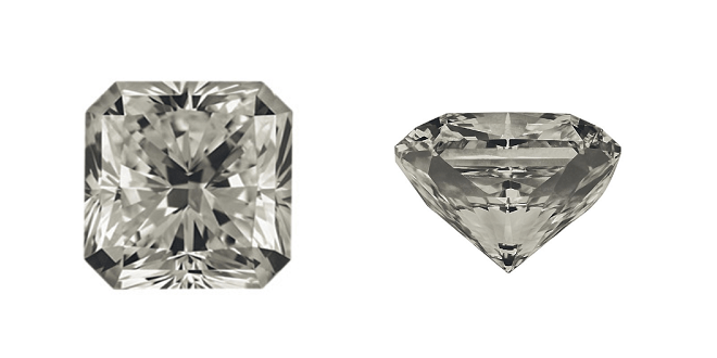 0.86-Carat Fancy Gray Radiant Cut Diamond