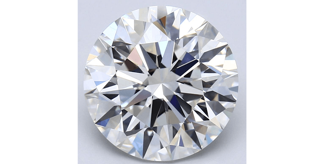 7.32-Carat Round Cut Diamond