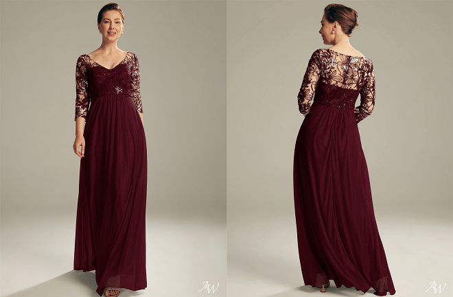 Lace ¾-Sleeve Messi Dress