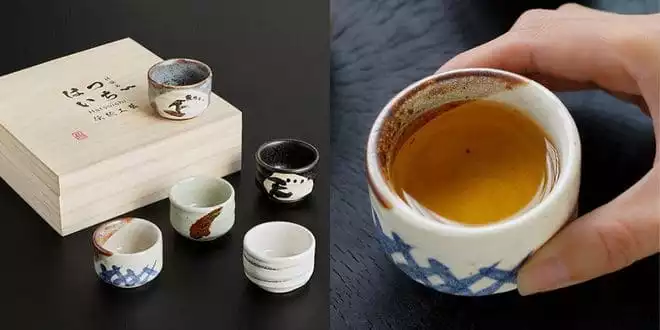 Pottery Tea Cup Set