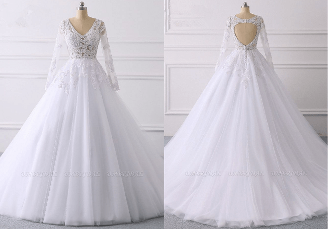 Princess Ball Gown with Sleeves