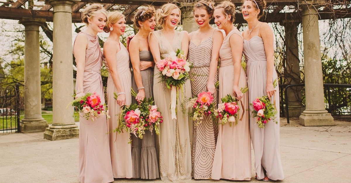 24 Stunning Satin Champagne Bridesmaid Dresses For Every Style