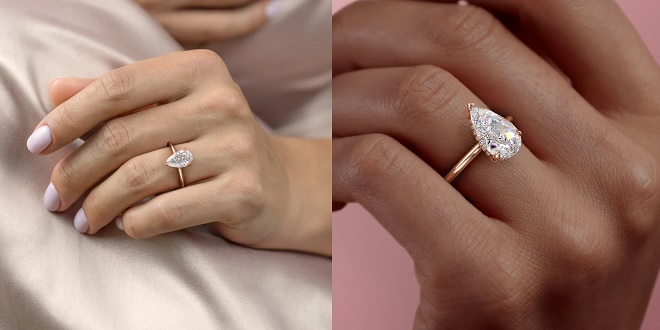 The Kamelie Solitaire Promise Ring