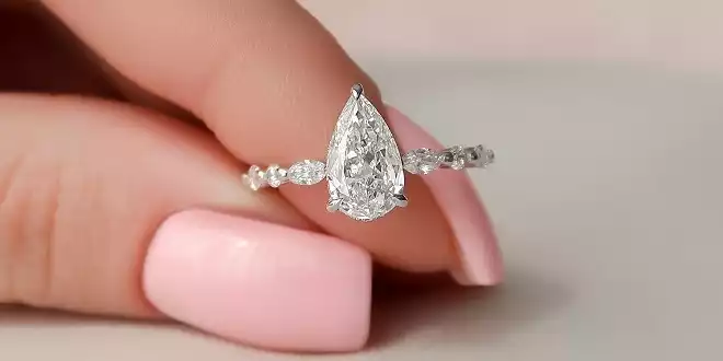 The Lindsey Hidden Halo Engagement Ring