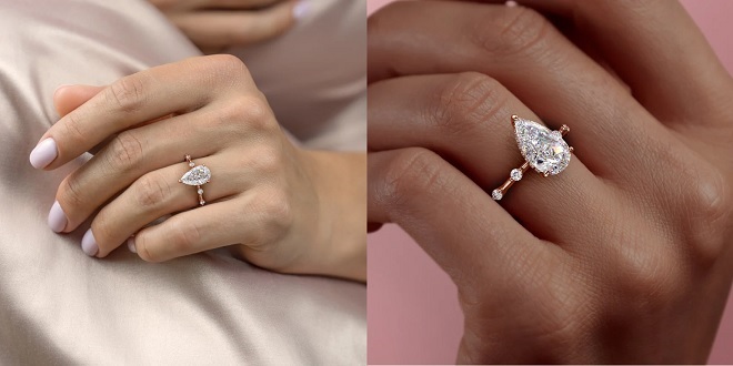 The Penelope Hidden Halo Promise Ring
