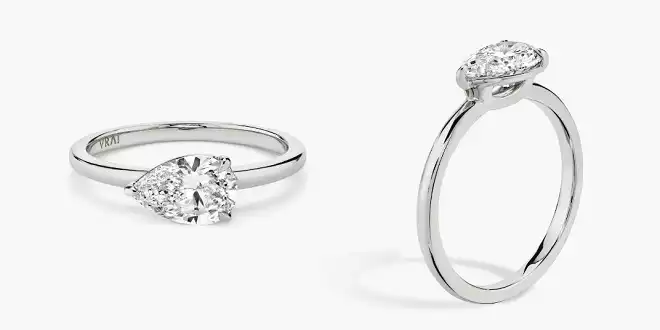 The Signature Pear Promise Ring