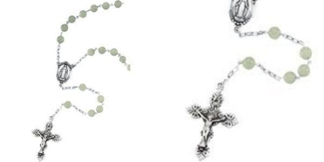 Jade and Silver Rosary