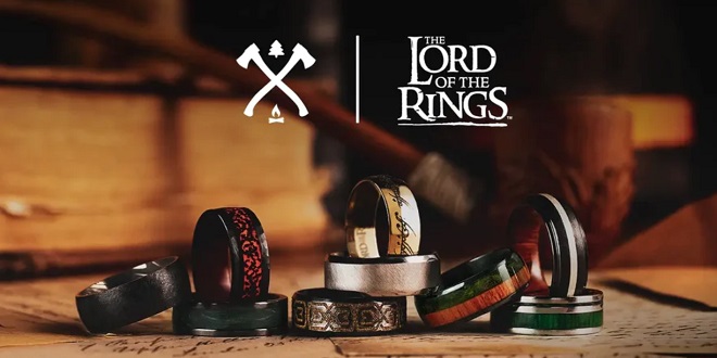 lord of the rings wedding bands for men