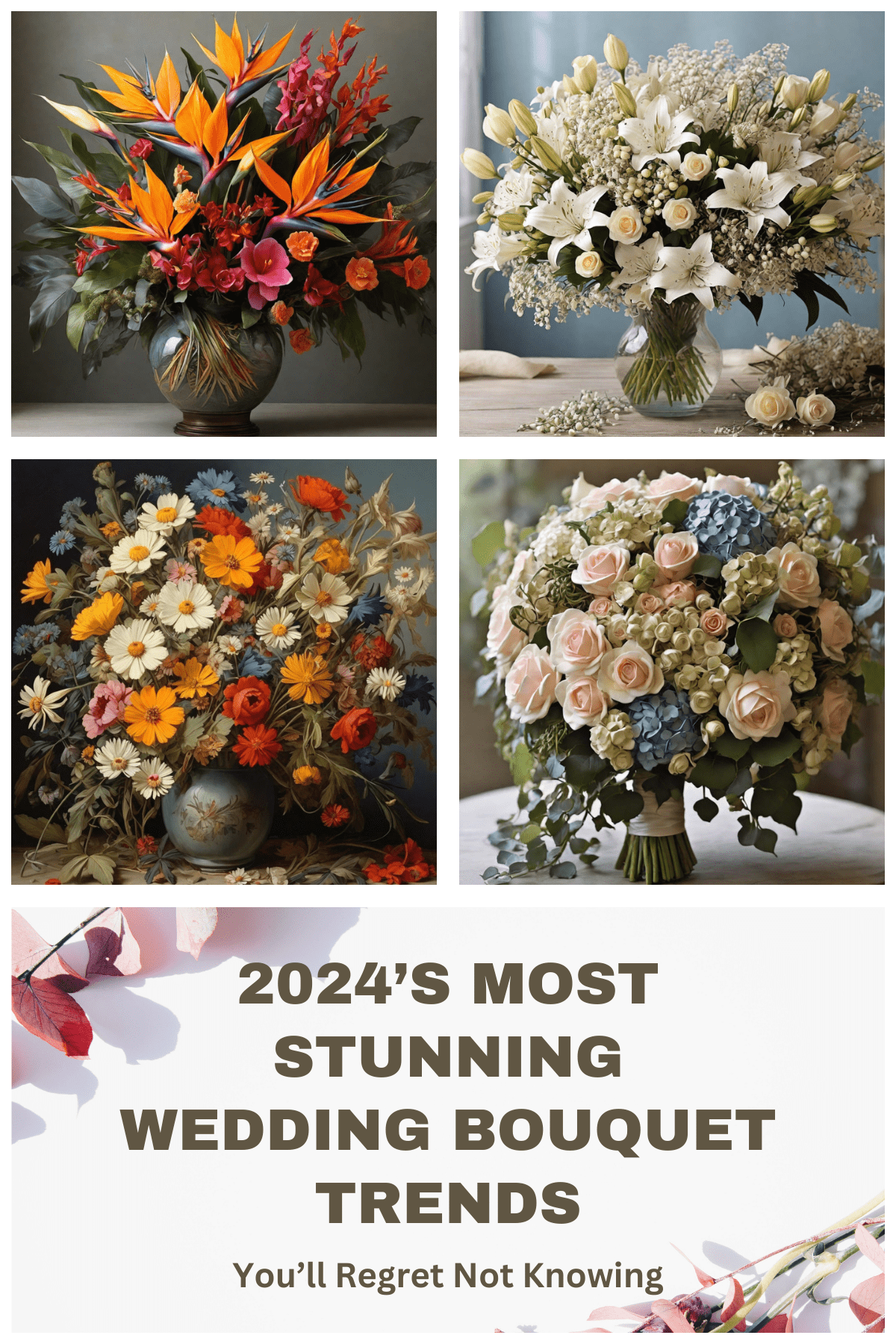 2024s Most Stunning Wedding Bouquet Trends